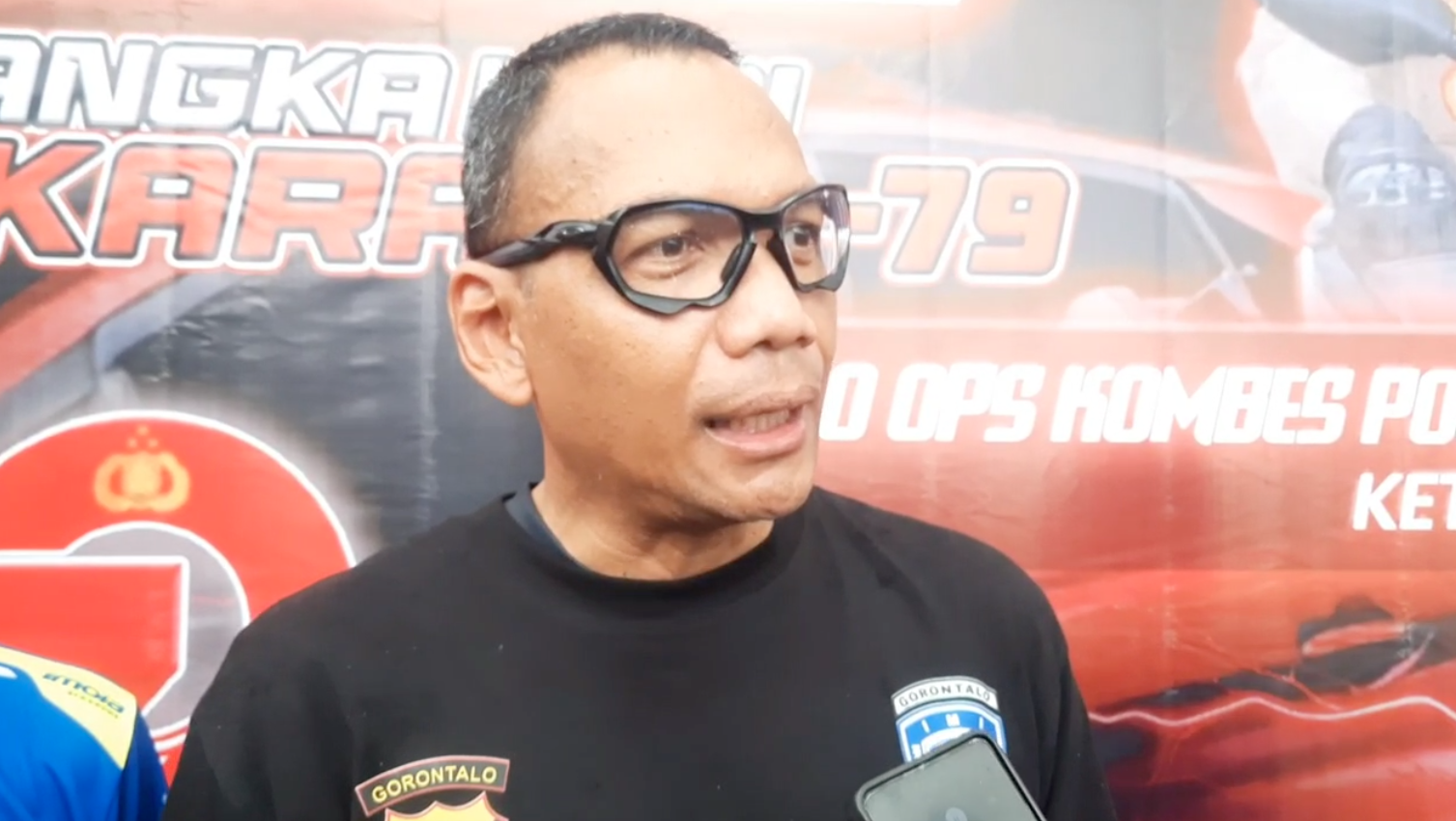Kombes Pol Pramono Jati, Karo Ops Polda Gorontalo sekaligus Ketua Panitia.