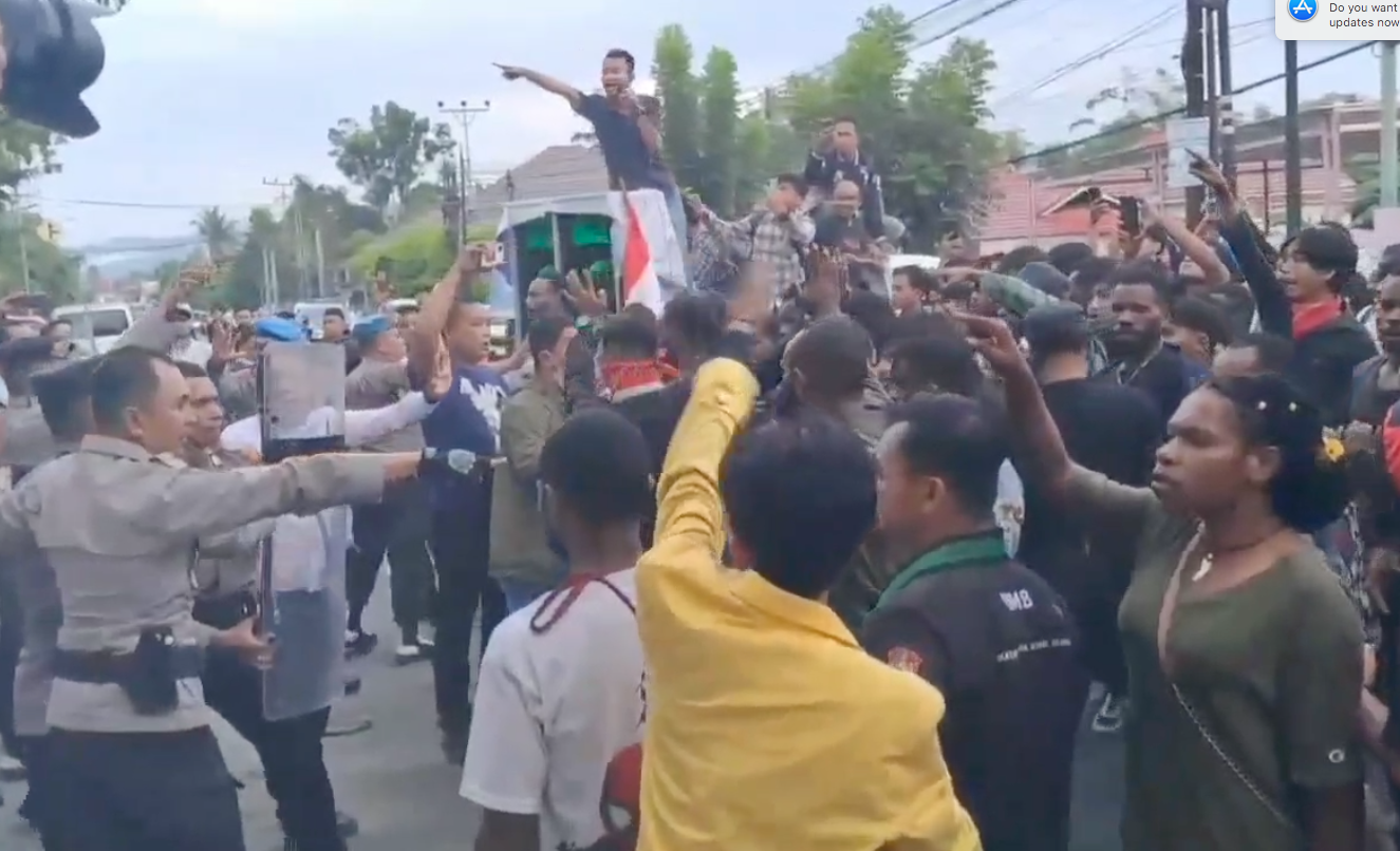 Unjuk Rasa Tolak Premanisme di Mapolda Gorontalo Berakhir Ricuh, 9 Mahasiswa Jadi Korban