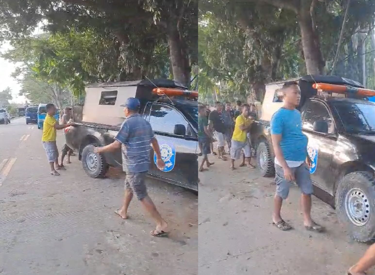 Mobil Satpol PP Halangi Akses Pasar Hewan Pulubala, Digeruduk dan Dipindahkan Paksa oleh Pedagang
