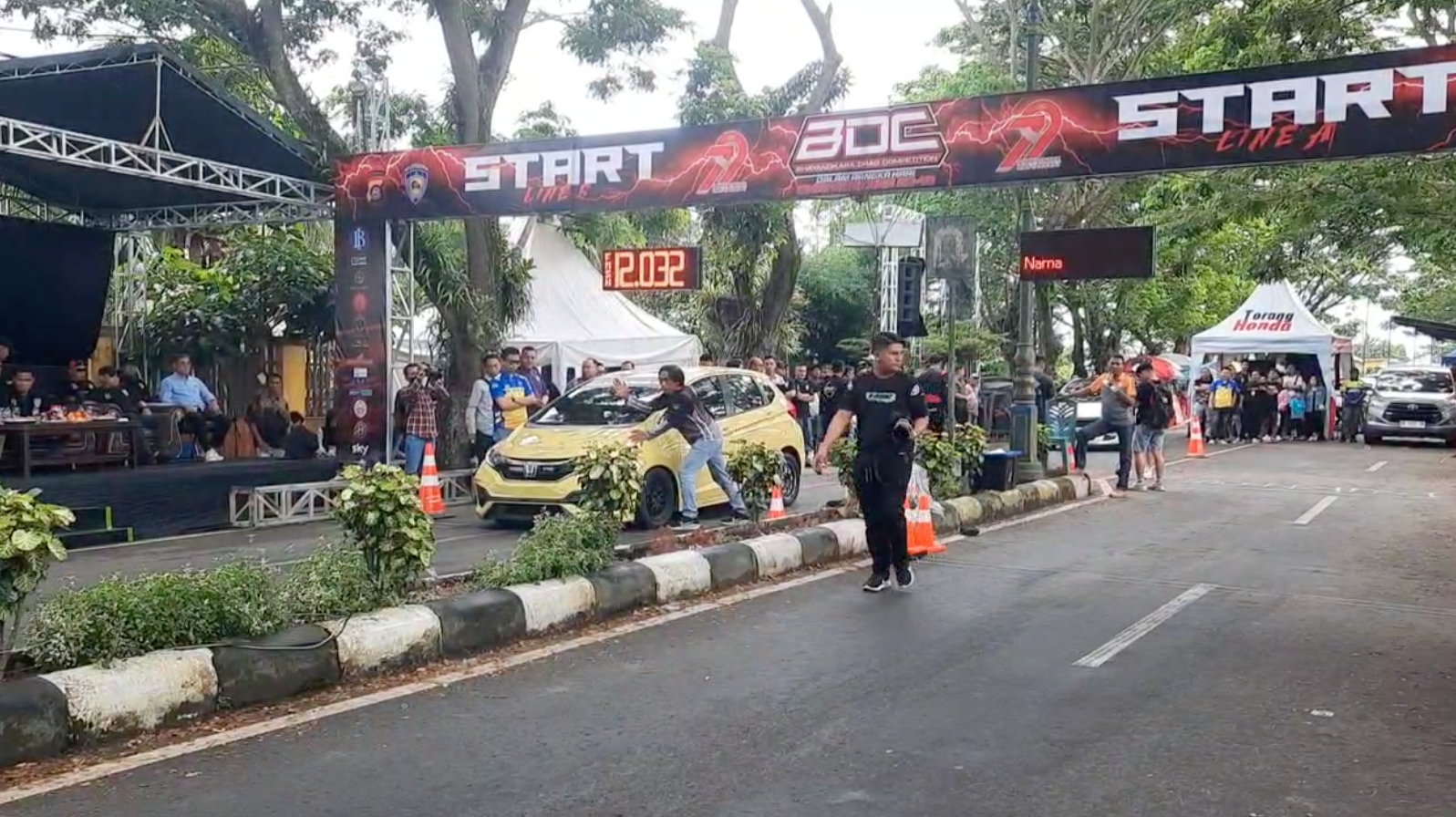 Ratusan Pembalap Ramaikan Bhayangkara Drag Competition 2025 di Gorontalo