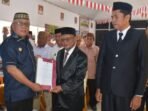 Bupati Sofyan Lantik PAW Anggota BPD Desa Bua dan Huntu