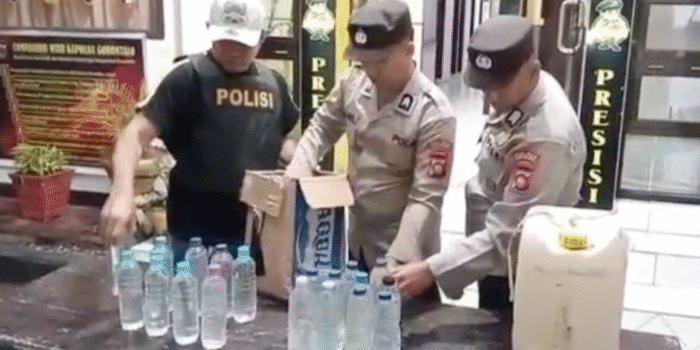 Polsek Tapa Gagalkan Upaya Penyelundupan Miras di Jalur GORR