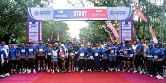 ribuan pelari restorasi run